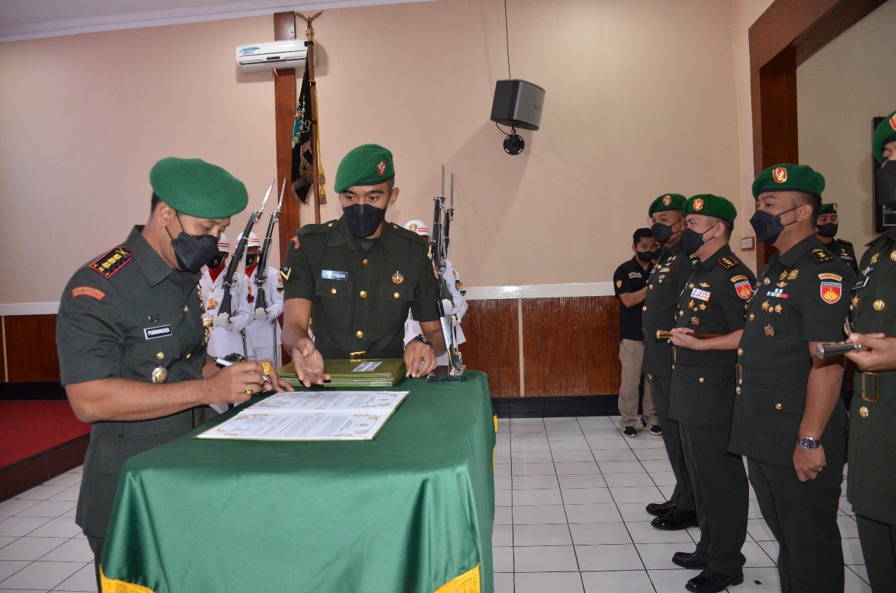 Kolonel Inf Purnomosidi, S.I.P., M.A.P., Pimpin Sertijab Tiga Komandan Kodim 